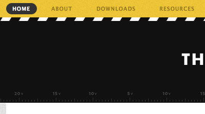 TDS - Getting So, So Close black lucida grande navigation yellow